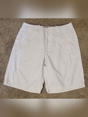 Arizona Jean Company White Men’s Cotton Blend Chino Shorts